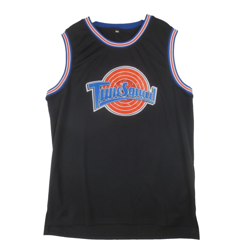 Bugs #1 Basketball Jersey Tune Squad Looney Toons Space Jam Adult XXL Black